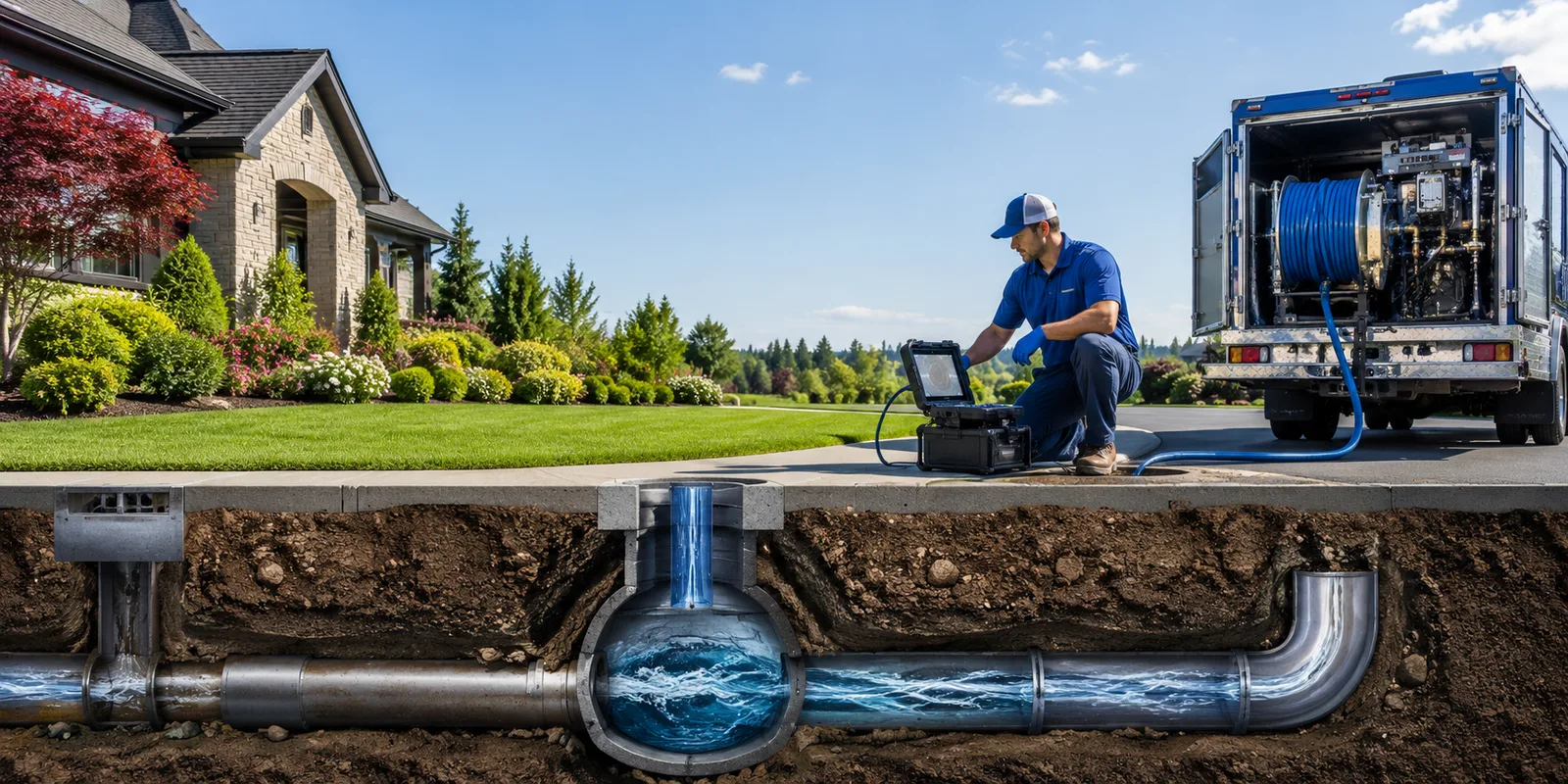 Drainage restoration information for Justice, WV